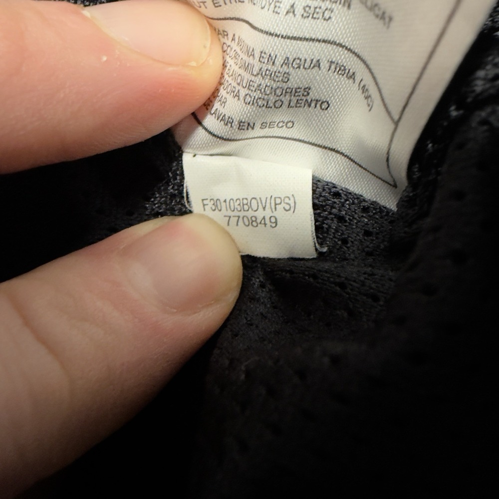 Vintage Y2K Nike Air Track Jacket Basketball Full Zip Black 2000's Men's XLT‎ - Picture 10 of 14